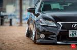 Lexus GS350 X Work on Vossen Wheels (VFS1) 2017 года (JP)